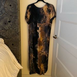 Boutique long tie dye dress